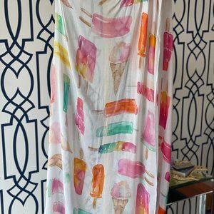 NWT Kate Spade Ice Cream print scarf
